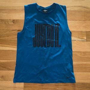 Nike Teal Sleeveless 'Just Do It' Tank Large